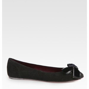 Gucci Viola Velvet Bow Ballet Flats - Women's Ballet Flat
