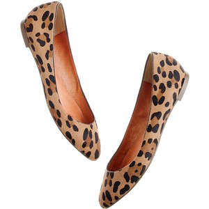 Madewell The Leopard-Print  - Women's Ballet Flat