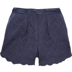 Stella McCartney Quilted silk-satin shorts - shorts | shortebi | შორტები