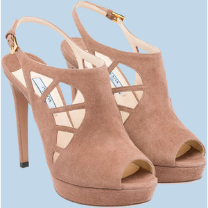 Prada Open-Toe - Women's Platform Pumps | Platformebi | პლატფორმები