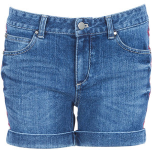 APRIL MAY Short denim broderies Bleu - shorts | shortebi | შორტები