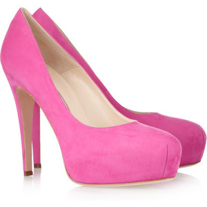 Brian Atwood Maniac suede platform pumps - Women's Platform Pumps | Platformebi | პლატფორმები