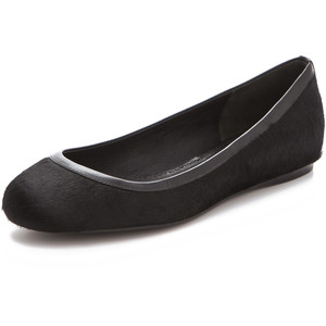 Vera Wang Hillary Haircalf Flats - Women's Ballet Flat