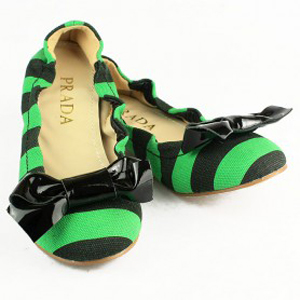 Prada Black Patent Leather - Women's Ballet Flat