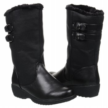 Khombu  Women's New Snowflake   Black - Women's Boots