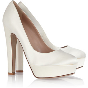 Valentino Satin platform pumps - Women's Platform Pumps | Platformebi | პლატფორმები