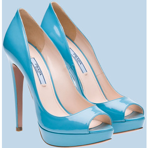 Prada Open-Toe - Women's Platform Pumps | Platformebi | პლატფორმები