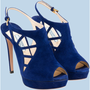 Prada Open-Toe - Women's Platform Pumps | Platformebi | პლატფორმები