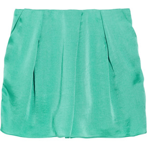 By Malene Birger Giana flared satin shorts - shorts | shortebi | შორტები