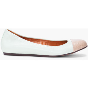 LANVIN Snakeskin Cap Ballerina Flats - Women's Ballet Flat