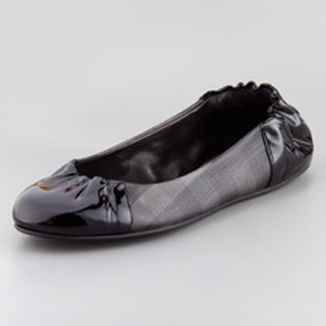 Burberry Smoked Check Ballerina Flat - Women's Ballet Flat