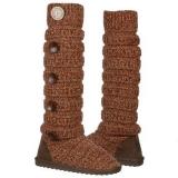 Muk Luks  Women's Marled Stripe   Crimson - Womens Boots 