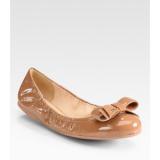 Prada Patent Leather Bow Ballet Flats - Women's Ballet Flat Shoes | Baletkebi | ბალეტკები 
