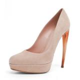 Alexander McQueen Pump in Pale Pink - Women's Platform Pumps | Platformebi | პლატფორმები 