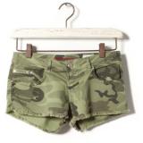 Pull & Bear Camouflage Denim Shorts - shorts | შორტები | shortebi 