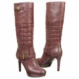 Womens Boots - Rockport  Women's Janae Quilted Tall Boo   Beet - QALIS CHEQMEBI - ქალის ჩექმები