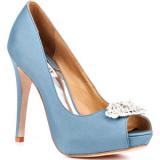 Badgley Mischka Goodie - Bluebird - Women's Platform Pumps | Platformebi | პლატფორმები 