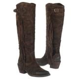 Womens Boots - CARLOS BY CARLOS SANTANA  Women's Ringo   Dark Brown Leather - QALIS CHEQMEBI - ქალის ჩექმები