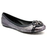 Tory Burch  Silver Ballet - Women's Ballet Flat Shoes | Baletkebi | ბალეტკები 