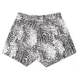 Leopard Print High Waist Shorts - shorts