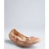 Prada Prada Sport Tan Leather  - Women's Ballet Flat Shoes | Baletkebi | ბალეტკები 