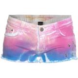Lpfp Rainbow Stars Tie-Dyed Denim Shorts - shorts | შორტები | shortebi 