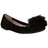 Prada Pom Pom Ballet Flats - Women's Ballet Flat Shoes 
