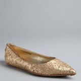 Jimmy Choo Gold  Toe Flats - Women's Ballet Flat Shoes | Baletkebi | ბალეტკები 