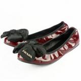 Prada Padded Fabric Bow - Women's Ballet Flat Shoes | Baletkebi | ბალეტკები 