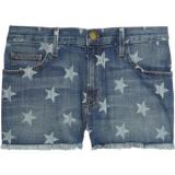 Current/Elliott The Boyfriend star-print low-rise stretch-denim shorts - shorts | შორტები | shortebi 