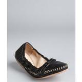 Prada Sport Black Leather  - Women's Ballet Flat Shoes | Baletkebi | ბალეტკები 