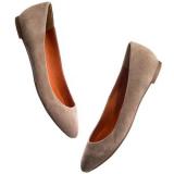 Madewell The Suede Sidewalk Skimmer - Women's Ballet Flat Shoes | Baletkebi | ბალეტკები 
