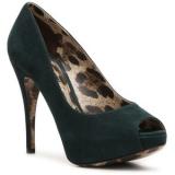 Dolce & Gabbana Suede Peep Toe Platform Pump - Black - Women's Platform Pumps | Platformebi | პლატფორმები 