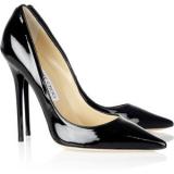 Jimmy Choo Anouk patent-leather pumps - Women's Platform Pumps | Platformebi | პლატფორმები 