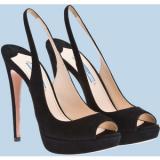 Prada Open-Toe - Women's Platform Pumps | Platformebi | პლატფორმები 