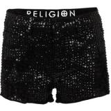 Religion Shorts Sequins Black - shorts | შორტები | shortebi 