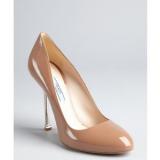 Prada Camel Patent Leather  - Women's Platform Pumps | Platformebi | პლატფორმები 