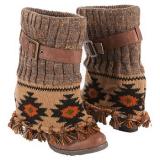 Womens Boots - Muk Luks  Women's Cassandra Boot   Brown - QALIS CHEQMEBI - ქალის ჩექმები