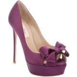 VALENTINO silk peep toe pump - Women's Platform Pumps