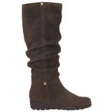 Womens Boots - Aerosoles  Women's Supersonic   Dark Brown Suede - QALIS CHEQMEBI - ქალის ჩექმები