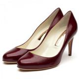 Rupert Sanderson Red Blade Mid Heel Pumps - Women's Platform Pumps | Platformebi | პლატფორმები 