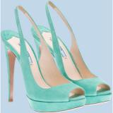 Prada Open-Toe - Women's Platform Pumps | Platformebi | პლატფორმები 