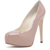 Brian Atwood Maniac Pump in Cappuccino Nude - Women's Platform Pumps | Platformebi | პლატფორმები 