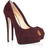 Giuseppe Zanotti Suede peep - toe pumps - Women's Platform Pumps | Platformebi | პლატფორმები 