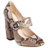 Prada Powder Snakeskin - Women's Platform Pumps | Platformebi | პლატფორმები 