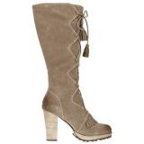 Womens Boots - Coconuts  Women's Burley   Taupe - QALIS CHEQMEBI - ქალის ჩექმები