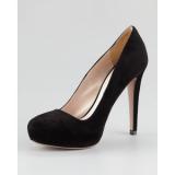Prada Suede Internal-Platform  - Women's Platform Pumps