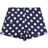 Rachel Antonoff Navy Dot Annie Shorts - shorts | შორტები | shortebi 