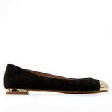 Touch - Metallic Toe Ballerina - Women's Ballet Flat Shoes | Baletkebi | ბალეტკები 