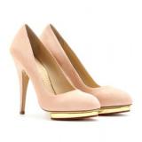 Charlotte Olympia Насоси Дотті Suede - Жіночі Туфлі на платформі 